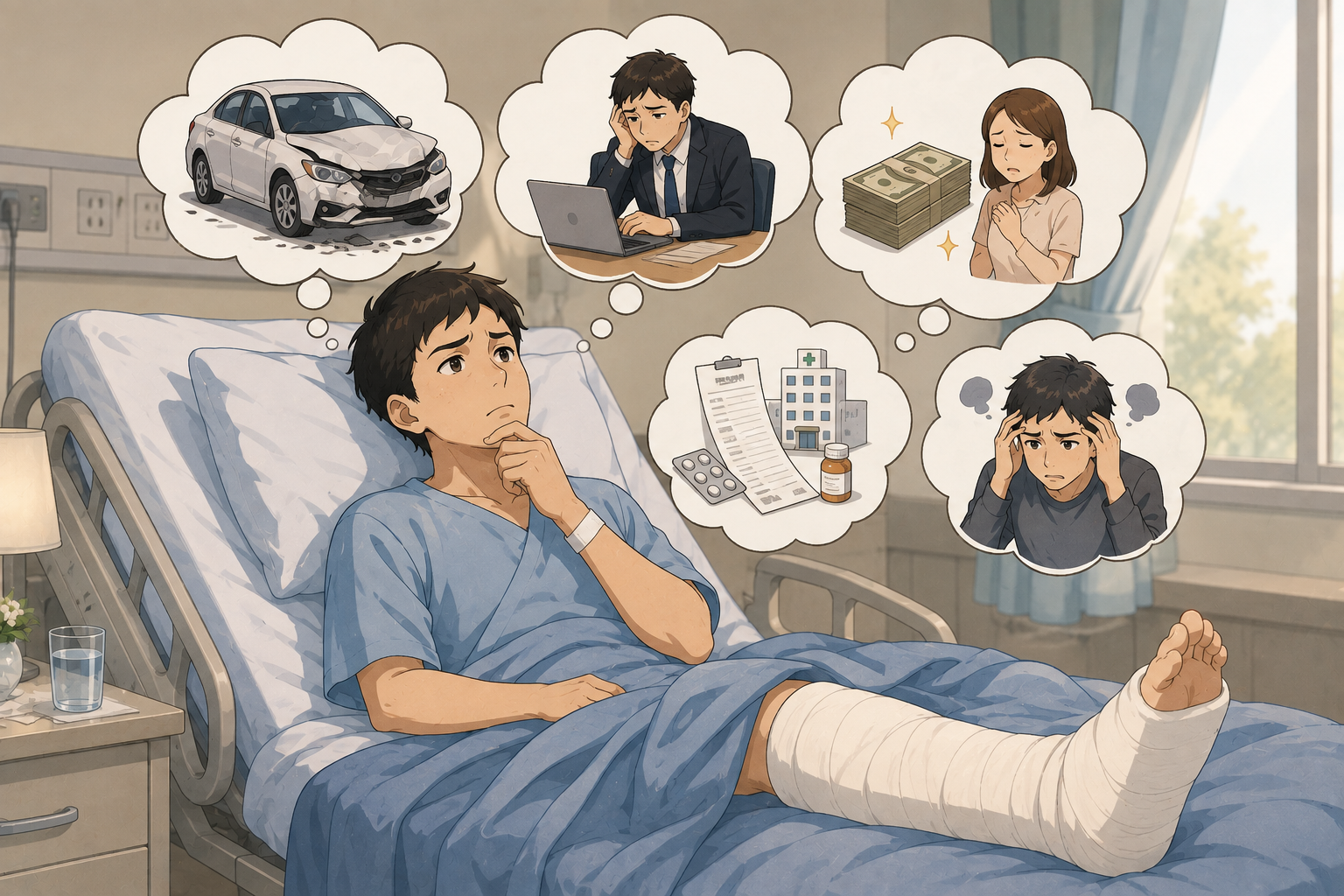 車禍受傷可以向對方要求賠多少？
