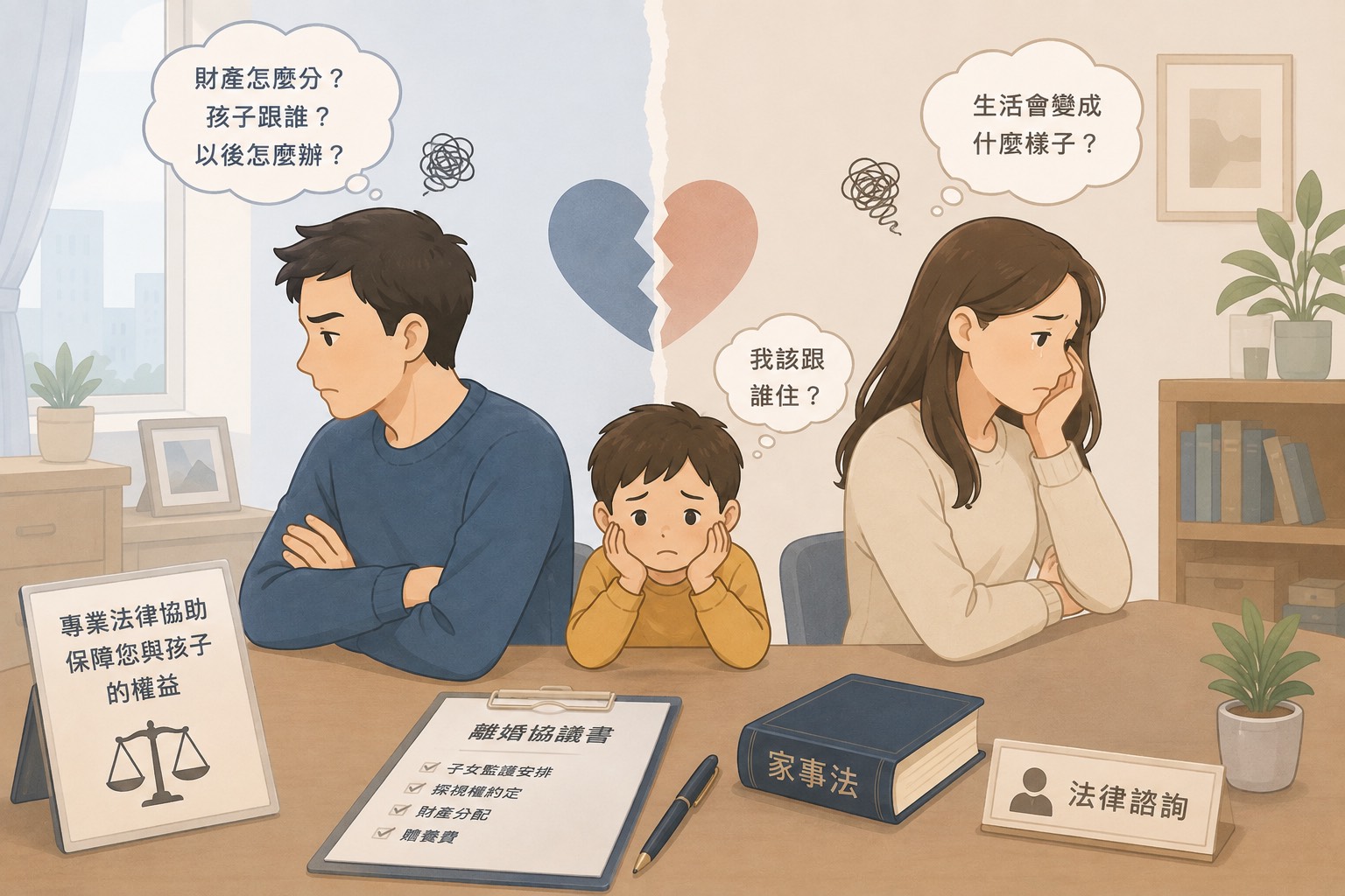 我想離婚，該怎麼做？