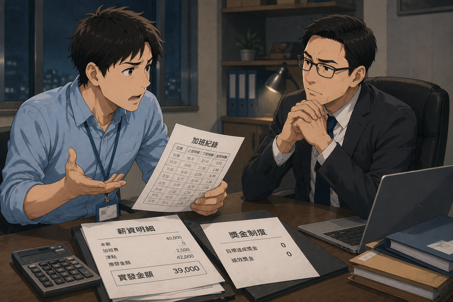 加班費、薪資與獎金爭議